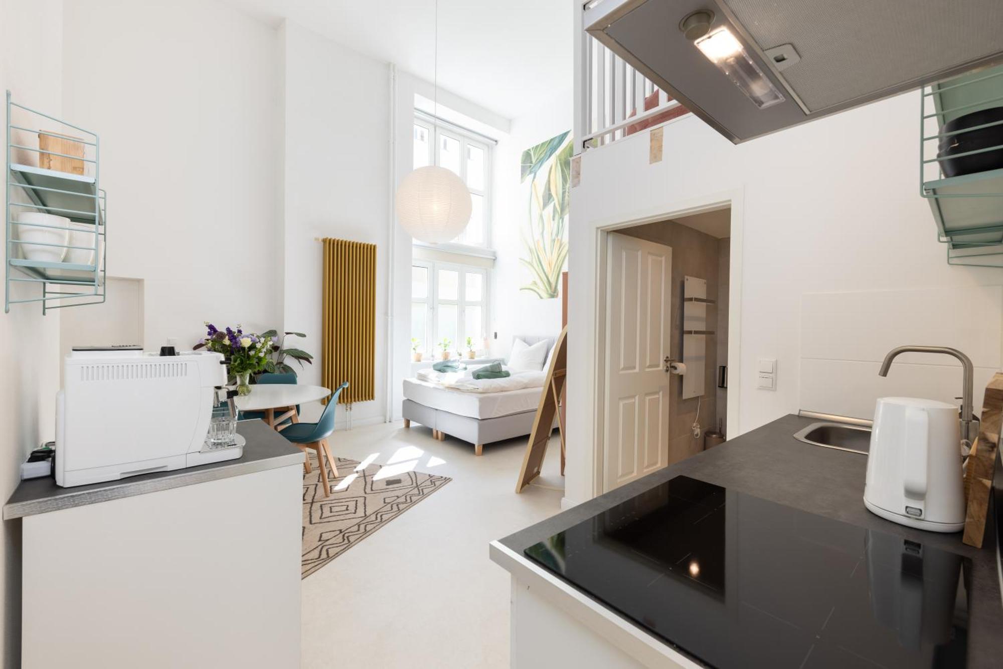 Great 2-Room Loft With 2 Bathrooms And 2 Kitchen Берлин Екстериор снимка